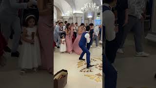 Dancing at a wedding is special ❤️ jerusalema wedding linedance flashmob [upl. by Bilat776]