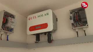 3 KW SOLAR ONGRID INVERTER amp PANEL SETUP AMALNER [upl. by Ahsatel]