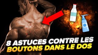 LA SOLUTION CONTRE LES BOUTONS DANS LE DOS notamment en musculation [upl. by Calley]