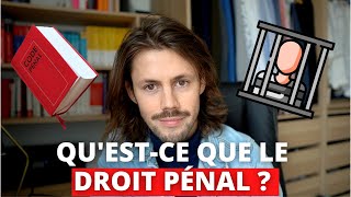 Introduction au droit pénal général cours de droit pénal [upl. by Einwat639]