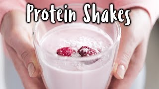 PROTEIN SHAKES ohne Eiweiß Pulver  3 Rezepte [upl. by Oralle]