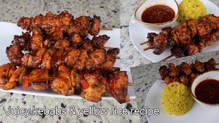 Juicy chicken and peppers kebabs in the air fryer [upl. by Swayder]