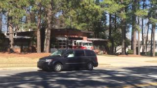 February 19 2017  Raleigh FD  Squad 14 Responding [upl. by Airal]