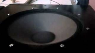 Mckenzie C15 250W rms Bass speaker 170Hztest [upl. by Rudwik267]