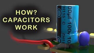 How capacitor works  capacitor charge and discharge its working in practical electronics class 12 [upl. by Shiller409]