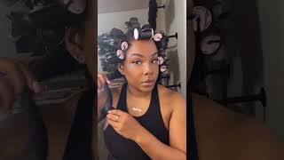 For my girlies who love BIG voluminous hair🫶🏾 hairtexture hair hairtutorial hairstyles [upl. by Haynor]