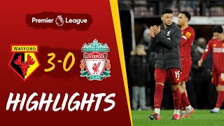 Highlights Watford 30 Liverpool  Reds suffer first Premier League defeat [upl. by Nilatak]