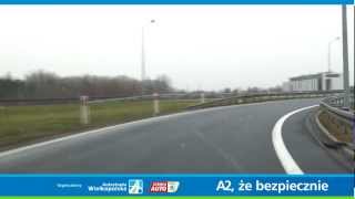 A2 że bezpiecznie Włączanie się do ruchu na autostradzie [upl. by Unders43]