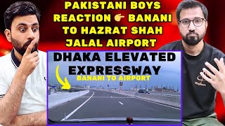 Dhaka Elevated Expressway  Banani to Airport 4k  Pakistani Reaction [upl. by Annaierb]