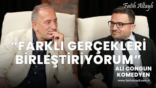 Fatih Altaylı ile Pazar Sohbeti quotFarklı gerçekleri birleştiriyorumquot  Komedyen Ali Congun [upl. by Atinrahs]