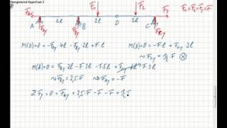 Statik 5 3 System aus ebenen starren Scheiben [upl. by Gotthelf]