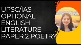 UPSCIAS Optional English Literature Paper 2 I WH Auden Poetry analysis I New Batches I [upl. by Taber]