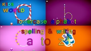 LetterSchool FULL a to z Lowercase Alphabet Learning English Compilation  Best App Demo for Kids [upl. by Eelamme332]