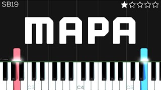 SB19  MAPA  EASY Piano Tutorial [upl. by Larimore765]