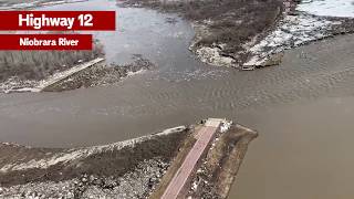 Historic Flooding  Niobrara River at Highway 12 [upl. by Tyree]