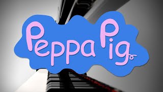 PEPPA PIG  Main Theme  Piano Version By Julian Nott  Channel 5 [upl. by Poppas]