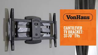 VonHaus Cantilever TV Bracket for 37  70 Inch TVs [upl. by Naesal]