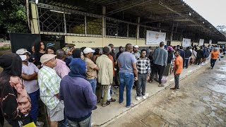 Voting underway in key election in Mozambique [upl. by Lynnea312]