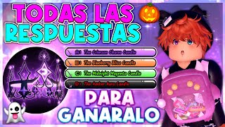 RESPUESTAS PARA GANAR EL NUEVO HALO DE HALLOWEEN🔮✨ Royale High Halloween 2023 [upl. by Hassin308]