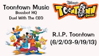 Toontown Music Bossbot HQ Duel With The CEO [upl. by Sapowith]