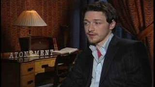 James McAvoy interview for Atonement [upl. by Eeltrebor]