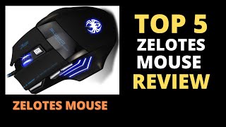 Top 5 Best Zelotes Mouse Review  Zelotes Gaming Mouse 2023  Latest Version Zelotes Mice For Gaming [upl. by Norac203]