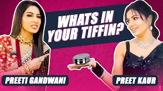 Whats in Your Tiffin With Preet Kaur amp Preeti Gandwani  Kumkum Bhagya Zee Tv Hindi Serial [upl. by Attiuqaj]