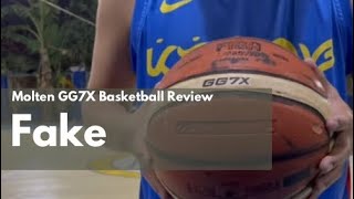 Fake Molten GG7X ok ba pangbasketball review after 1 year [upl. by Sunny]