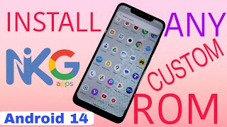 INSTALL Nik Gapps Android 14 Any Custom System ext ROM gapps installation rom [upl. by Ibby49]