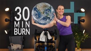 BURN CALORIES Around the World  Rhythm Indoor Cycling Class [upl. by Undry]