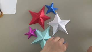 Origami Yıldız YapımıHow to make a paper star [upl. by Isyak]