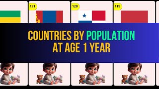 List of Countries by Population of Children at age of 1 Year [upl. by Melas916]