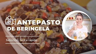 ANTEPASTO DE BERINJELA SABOROSO FÁCIL E RÁPIDO [upl. by Meeharb]