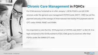 Chronic Care Management Services In Federally Qualified Health Centers [upl. by Onaled]