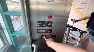 Run Down CEE Hydraulic Elevator at Exhibition GO Station Toronto ON [upl. by Niamreg709]