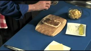 Grilled Pastrami Sandwich  quick easy deliciously homemade by you [upl. by Scever]