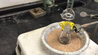 Simple Distillation Using a Hickman Still [upl. by Akienaj538]