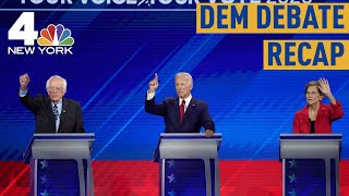 3rd Presidential Debate Highlights Divide Among Democrats  NBC New York [upl. by Dann912]