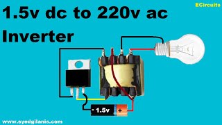 15v to 220v  dc to ac Inverter [upl. by Olimpia]