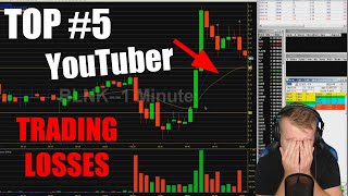 Top 5 YouTuber Live Trading Losses with Reactions [upl. by Duane]