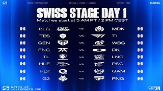 Worlds 2024 Highlights ALL GAMES Day 1 Swiss Stage  LoL World Championship 2024 Day 1 [upl. by Estis12]