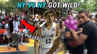 Kyrie Irving amp Tekashi Watch Cole Anthony SHOW OUT At Rucker Park Isaiah Washington Back In Harlem [upl. by Ellwood984]