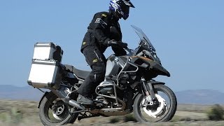 2014 BMW R1200GS Adventure First Ride  MotoUSA [upl. by Naashom]