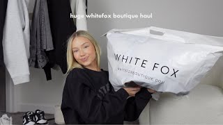 huge whitefox try on haul  ad [upl. by Tadeas]