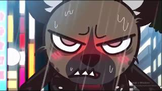 Aggretsuko  All Haida moments Eng sub [upl. by Llenart867]