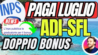 UFFICIALE INPS🔴ADI SFLDOPPIO BONUS✅USCITE Nuove GRADUATORIE⚠️ [upl. by Bradley317]