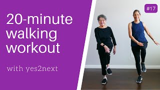 20minute Indoor Walking Workout for Seniors Beginner Exercisers [upl. by Lejna]