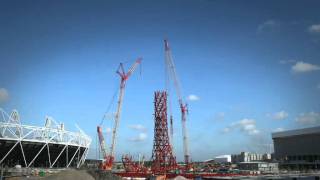 ArcelorMittal Orbit under construction on the Olympic Park May 2011 [upl. by Claudina315]