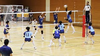 【大阪総体2024】金蘭会vs大阪国際滝井 第１セット＜女子バレーボール＞ [upl. by Lugo]