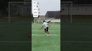 Football shoot challenge w pitch addict football foot mbappe grenoblefoot ronaldo challenge [upl. by Illom]